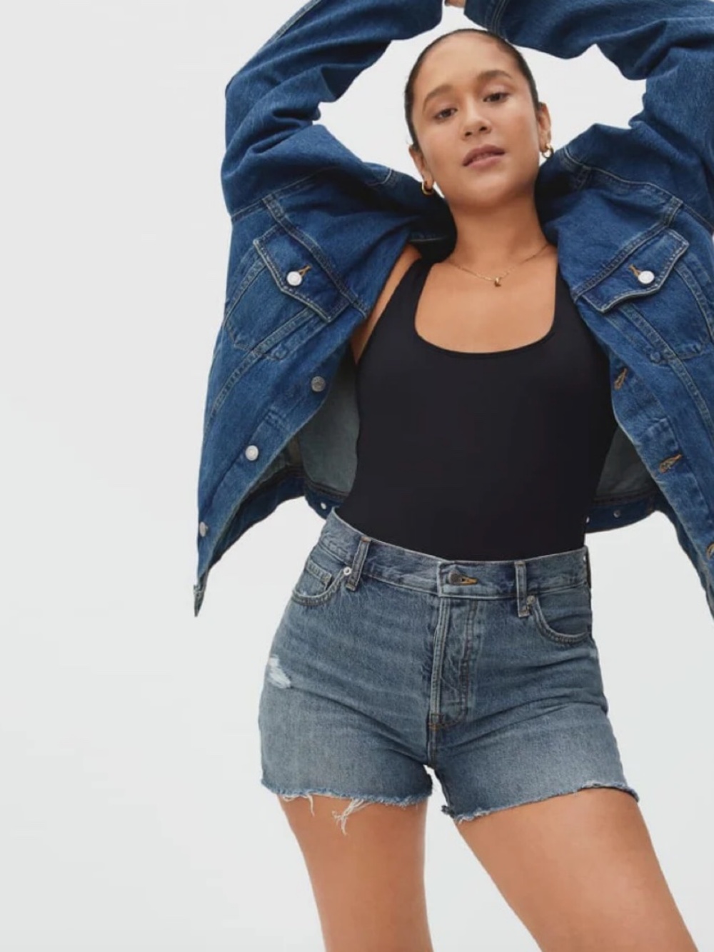 Everlane Relaxed 90s Jean Shorts - Cotton Denim